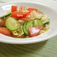 給食☆トマトとじゃこのレモン醤油あえ