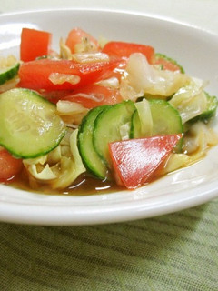 給食☆トマトとじゃこのレモン醤油あえ-レシピのメイン写真
