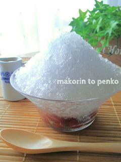沖縄ぜんざい(かき氷)*ケンミンショー-レシピのメイン写真