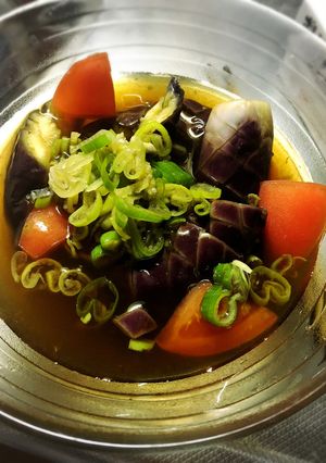 電子レンジでナスの煮浸し♪-レシピのメイン写真