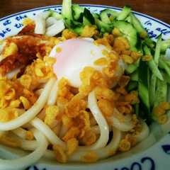 ひんやりサラダうどん-レシピのメイン写真