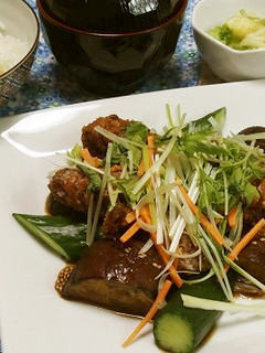 【大戸屋風】香辛だれの鶏竜田定食-レシピのメイン写真