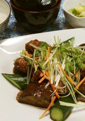 【大戸屋風】香辛だれの鶏竜田定食-レシピのメイン写真