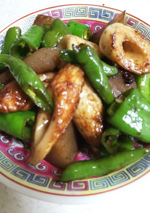 万願寺ちくわこんにやく甘辛炒め-レシピのメイン写真