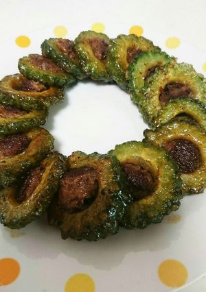 ゴーヤの肉詰め-レシピのメイン写真
