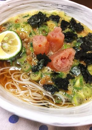 簡単ごちそう素麺 第3弾 納豆素麺-レシピのメイン写真