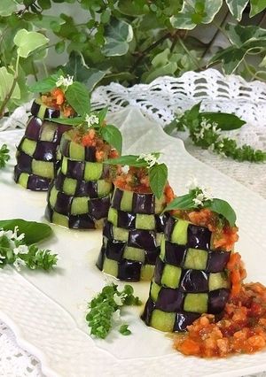 なすのダミエ*爽やかミートソース-レシピのメイン写真