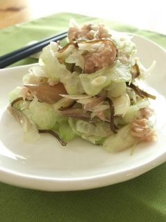 ゴーヤとみょうがのツナ昆布和え-レシピのメイン写真