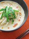 そうめんアレンジ☆ピリ辛ごま豆乳麺