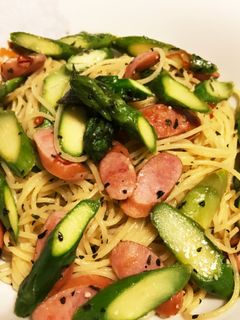 美味しい!簡単!アスパラとバジルのパスタ-レシピのメイン写真