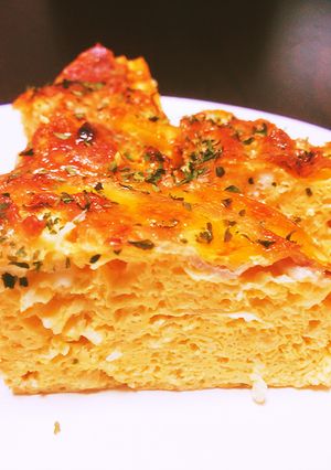 豚肉とキャベツたっぷりキッシュ風オムレツ-レシピのメイン写真