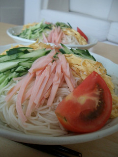そうめんで冷やし中華-レシピのメイン写真
