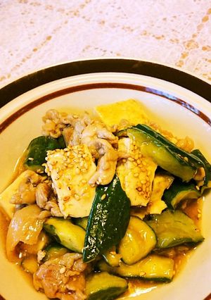 ポリポリ☆きゅうりと豚肉の中華炒め-レシピのメイン写真
