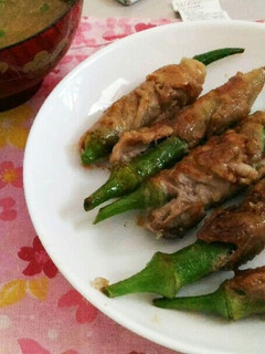 オクラの肉巻き-レシピのメイン写真