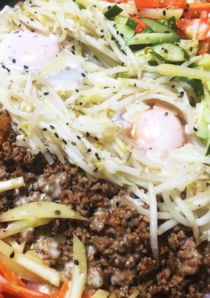 ホットプレートで野菜たっぷりビビンバ☆-レシピのメイン写真