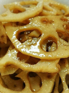 ご飯すすむ!レンコン甘煮-レシピのメイン写真