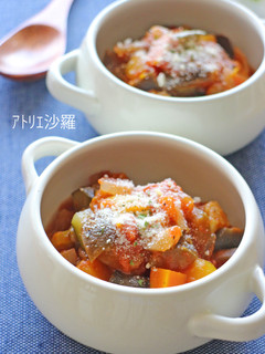 レンジで簡単♪夏野菜のラタトゥイユ-レシピのメイン写真