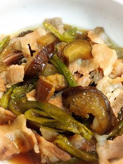 ❇︎茄子とししとう豚肉炒め煮❇︎-レシピのメイン写真