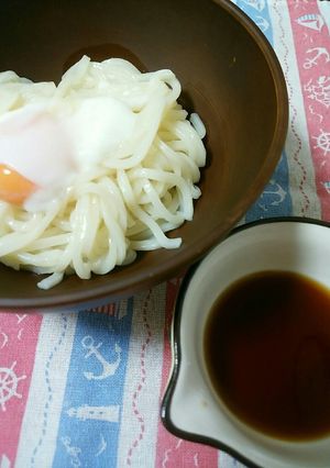 だししょうゆDE釜玉うどん☆-レシピのメイン写真