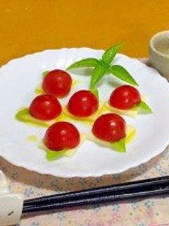 単身赴任のミニカプレーゼ! (^-^)-レシピのメイン写真