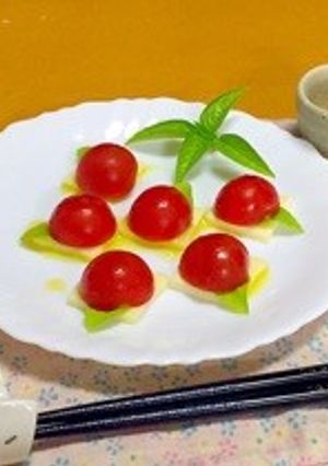 単身赴任のミニカプレーゼ! (^-^)-レシピのメイン写真