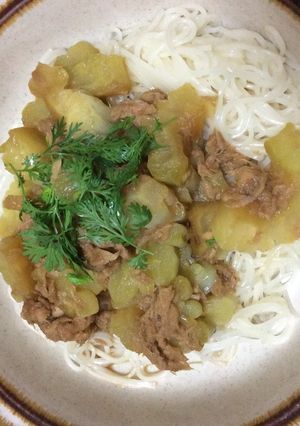 ゴーヤとツナとそうめんのエスニック風-レシピのメイン写真