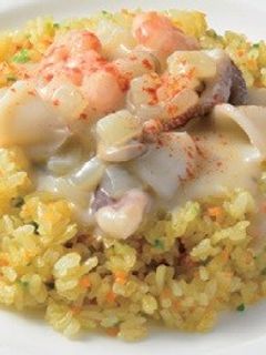 スパイスピラフ シーフードの豆乳クリーム-レシピのメイン写真