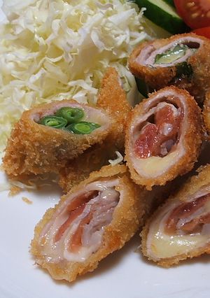 豚肉de梅チーズロールフライ-レシピのメイン写真