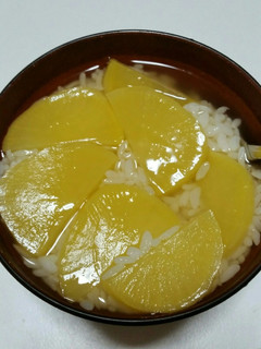 冷たいたくあん茶漬け-レシピのメイン写真