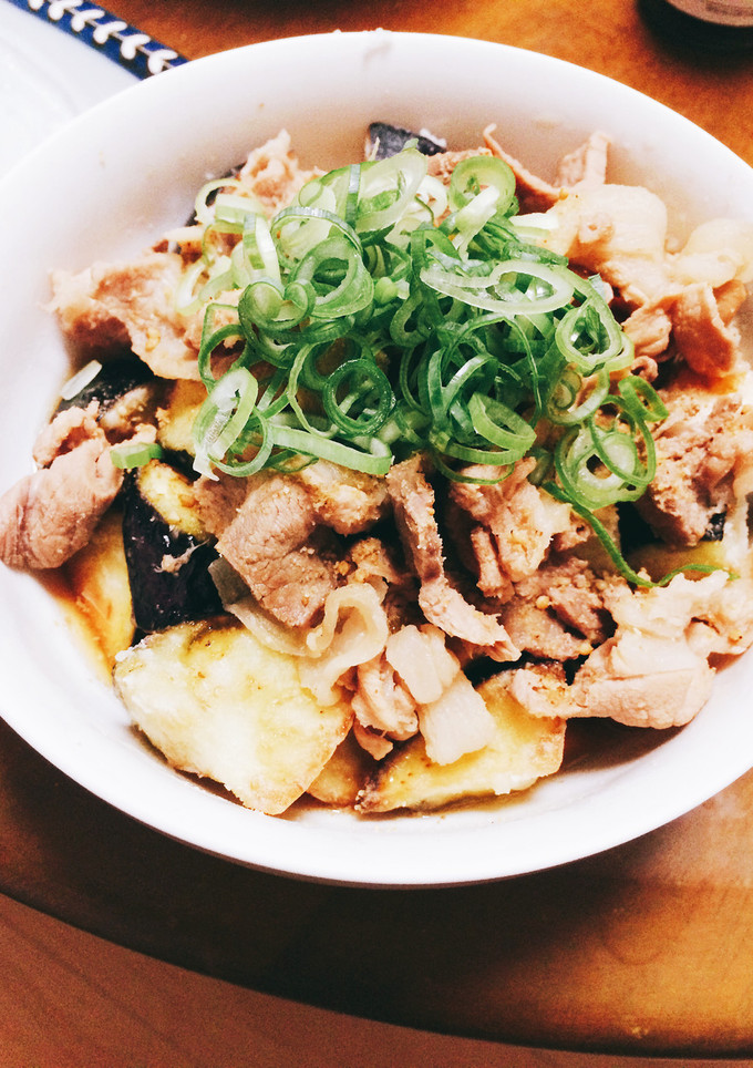 揚げ茄子と豚肉のサクとろ煮込み-レシピのメイン写真