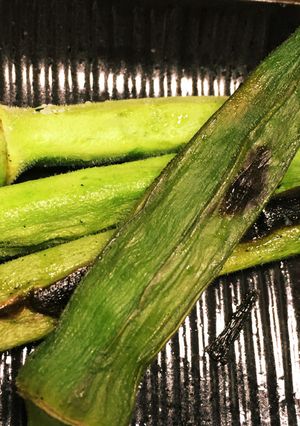 おばけオクラ！焼くだけで旨味アップ！-レシピのメイン写真