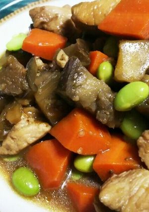 食欲増進☆鶏肉の夏野菜たっぷり甘酢炒め-レシピのメイン写真