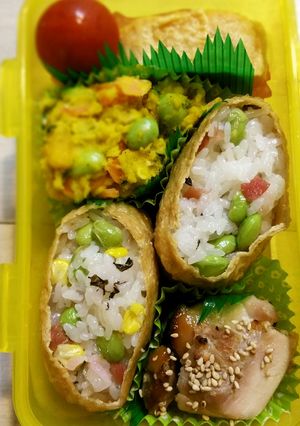 娘の☆お弁当☆枝豆いっぱい♪♪♪-レシピのメイン写真