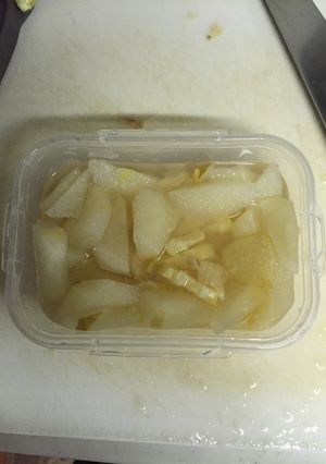 梨のコンポート-レシピのメイン写真