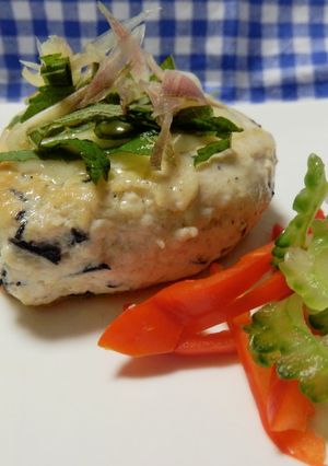 鶏ミンチとお豆腐のつくねバーグ-レシピのメイン写真