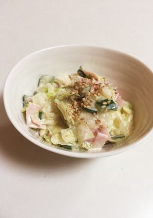 残り野菜のゴママヨサラダ-レシピのメイン写真