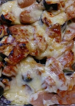 茄子とウィンナーのチーズ焼き-レシピのメイン写真