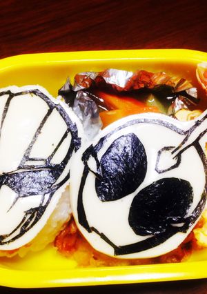 ジューオージャー仮面ライダーゴースト弁当-レシピのメイン写真