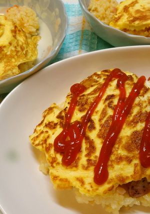 簡単美味しい♪炊飯器deオムライス！-レシピのメイン写真