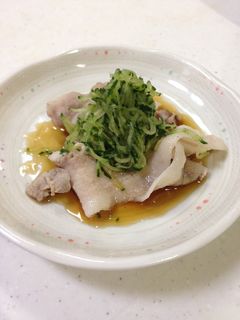 サッパリ豚しゃぶ-レシピのメイン写真