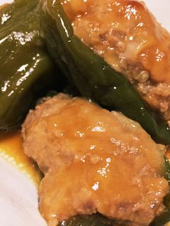 ふわトロ♪和風ピーマンの肉詰め-レシピのメイン写真