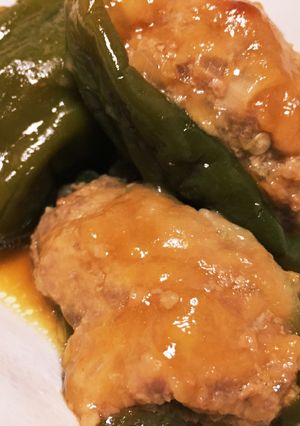 ふわトロ♪和風ピーマンの肉詰め-レシピのメイン写真