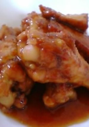 鶏手羽元と厚揚げ豆腐の煮込み-レシピのメイン写真