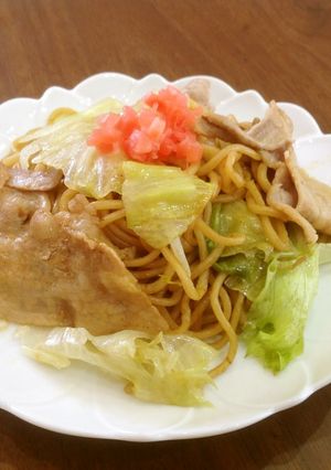 レタス焼きそば-レシピのメイン写真