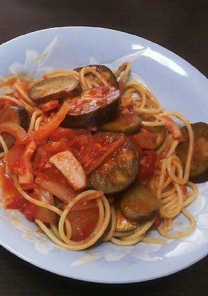 なすとベーコンのパスタ❤-レシピのメイン写真