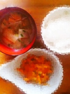 低体温改善朝のお味噌汁-レシピのメイン写真