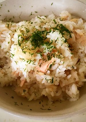 ツナとレンコンの洋風炊き込みご飯-レシピのメイン写真