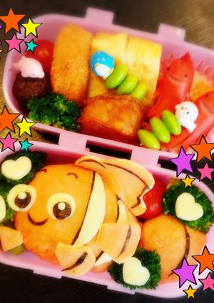 かわいい☆ニモ☆キャラ弁☆おにぎり☆-レシピのメイン写真