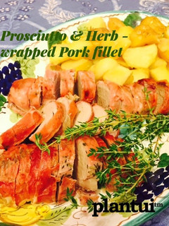 ハーブが香る、豚ヒレ肉の生ハム巻き-レシピのメイン写真