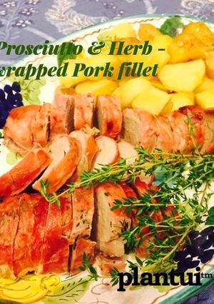 ハーブが香る、豚ヒレ肉の生ハム巻き-レシピのメイン写真